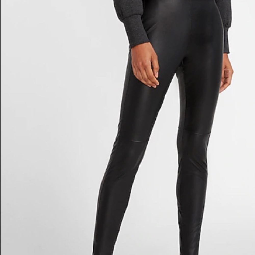 Express Leather Leggings